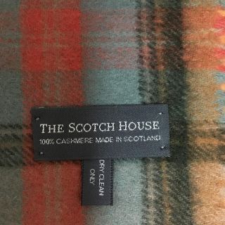 ザスコッチハウス(THE SCOTCH HOUSE)のスコットランド製 カシミア100% マフラー スコッチハウス本店にて購入 (マフラー/ショール)