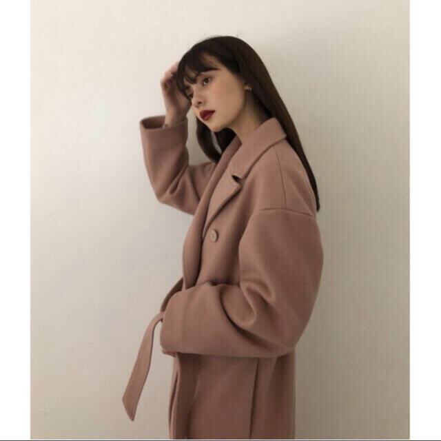 sheer】Classylongcoat (pink)の通販 by sakura's shop｜ラクマ