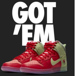 ナイキ(NIKE)のNIKE SB DUNK HIGH QS STRAWBERRY COUGH (スニーカー)