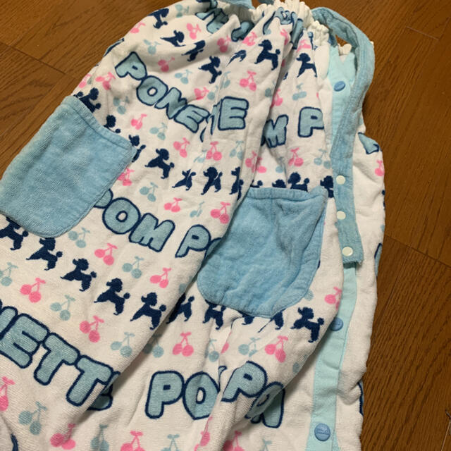 pom ponette(ポンポネット)のポンポネット キッズプール タオル ワンピースタイプ キッズ/ベビー/マタニティのキッズ/ベビー/マタニティ その他(その他)の商品写真