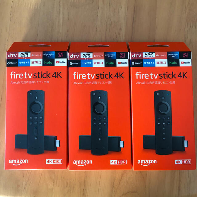 Amazon Fire TV Stick 4K 3個セット