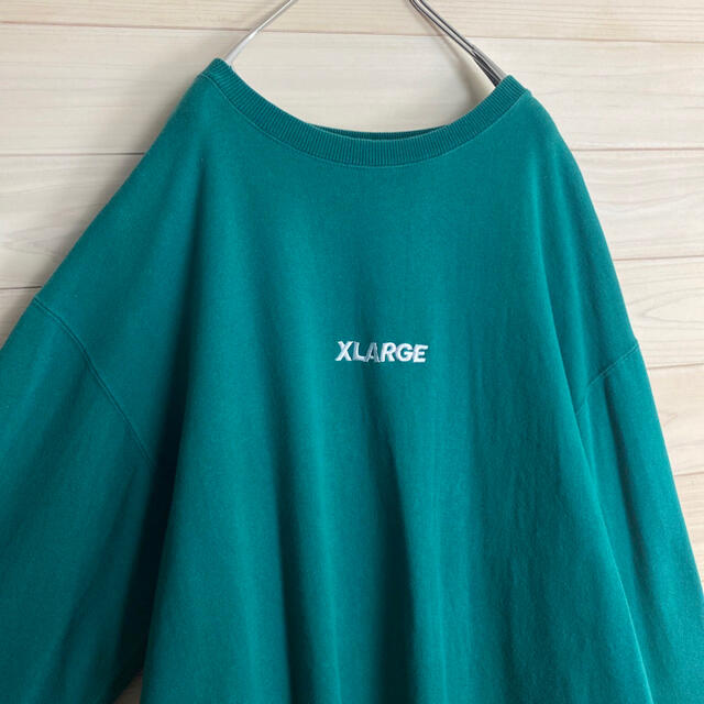 XLARGE(エクストララージ)の【希少XLサイズ】エクストララージ☆センター刺繍ロゴ入りスウェット 即完売モデル メンズのトップス(スウェット)の商品写真