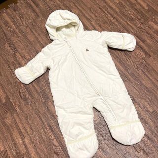 ベビーギャップ(babyGAP)のベビーギャップ　防寒　カバーオール　白 (カバーオール)