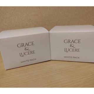 GRACE LUCEREのホワイトフェイスパック100g×2箱(パック/フェイスマスク)