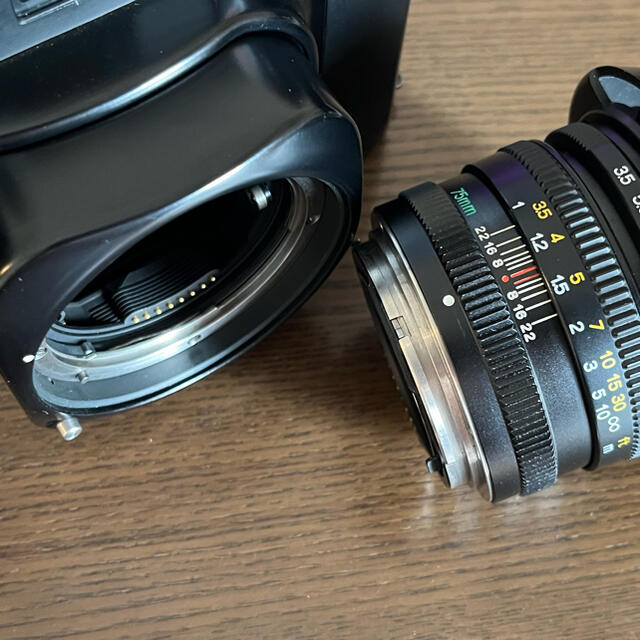 週末限定価格】New Mamiya 6 MF + 75mm/F3.5の通販 by いろはす 週末限定価格】New Mamiya 6 MF + 75mm/F3.5の通販 by いろはす