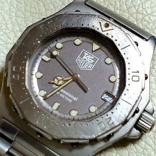 タグホイヤー(TAG Heuer)のTAG HEUER タグホイヤー プロフェッショナル デイト グレー メンズ(腕時計(アナログ))