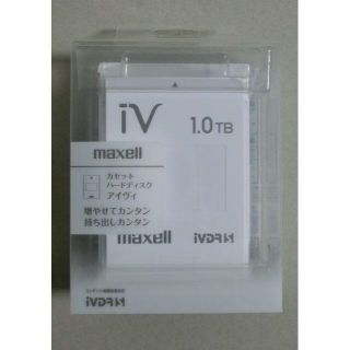 マクセル(maxell)の新品 マクセル iVDR-S カセットHDD 1TB M-VDRS1T.E.WH(その他)