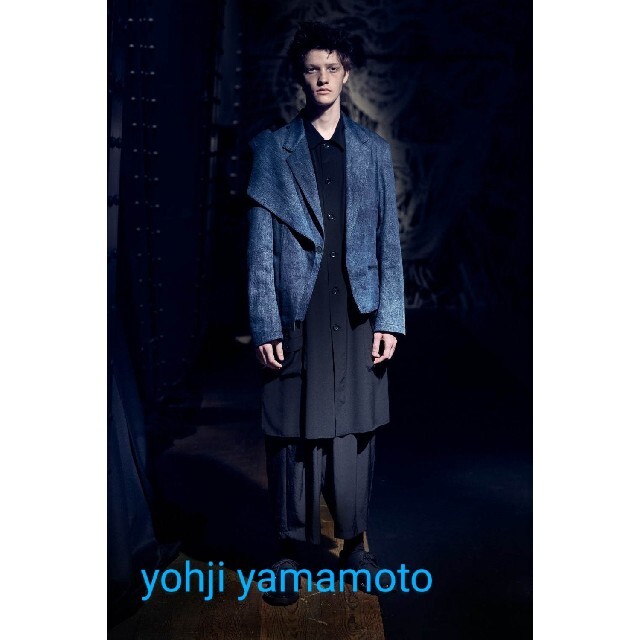 ヨウジヤマモトyohjiyamamoto 21ss 右見頃2重ジャケット