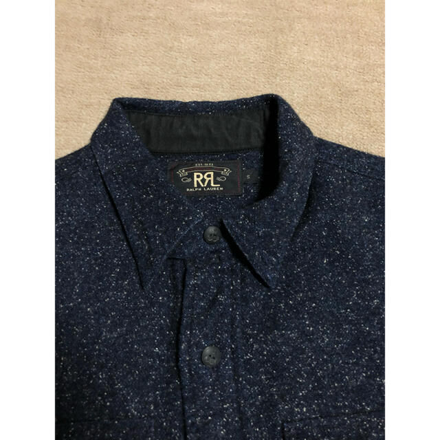 RRL(ダブルアールエル)のRRL ダブルアールエル コットン ウール シャツ S ネルシャツ メンズのトップス(シャツ)の商品写真