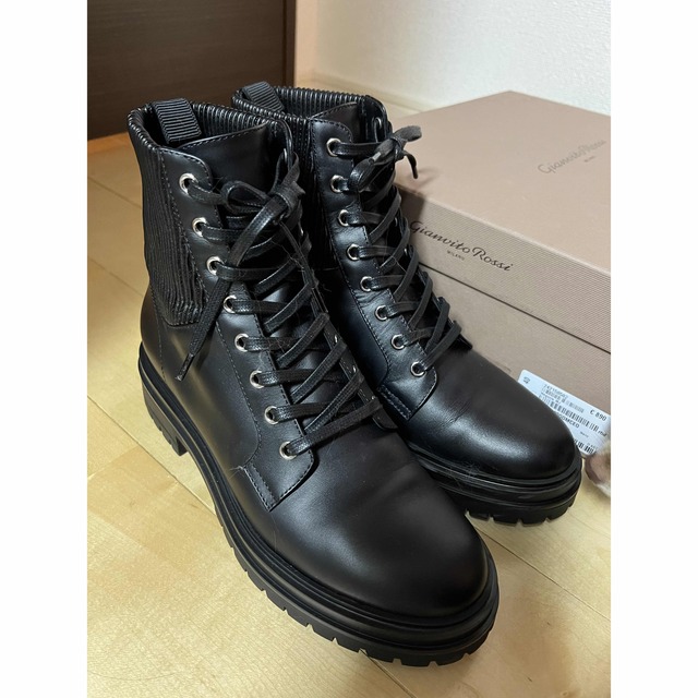 Gianvito Rossi ジャンヴィトロッシ コンバットブーツ ほぼ新品 - ブーツ