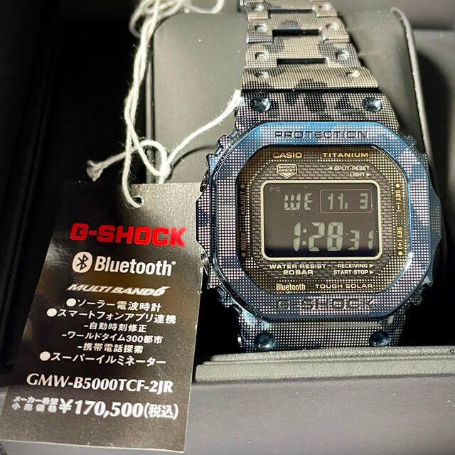 定価17万円GMW-B5000TCF-2JR G-SHOCKフルメタルチタン迷彩