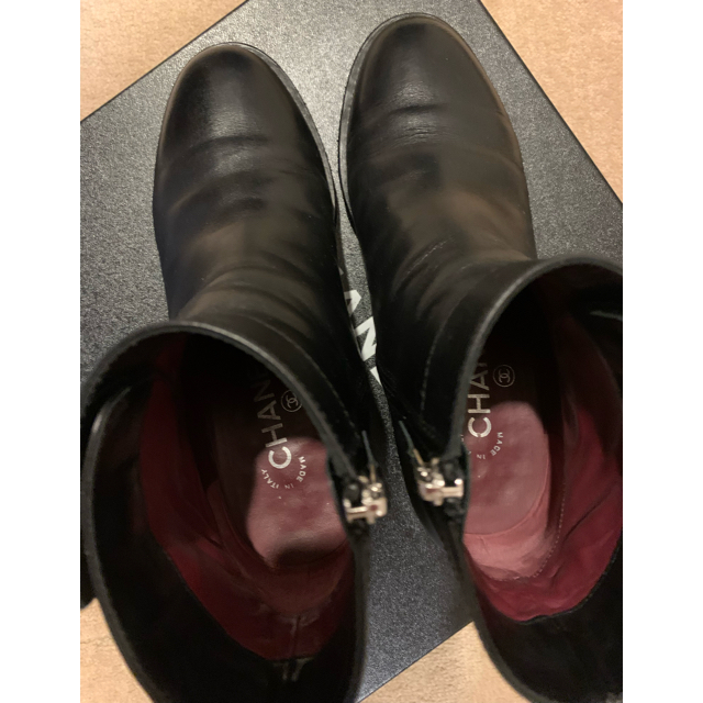 CHANEL ターンロック　ショート　ブーツ　size 37 1/2