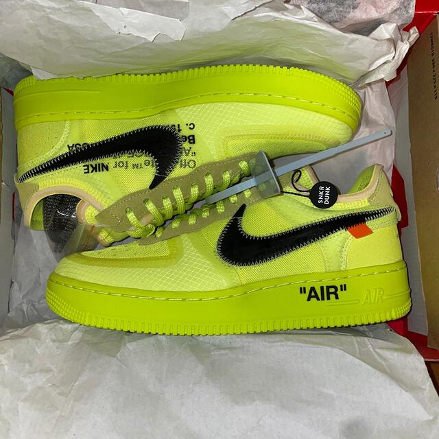 off white nike air force 1 26.0cm