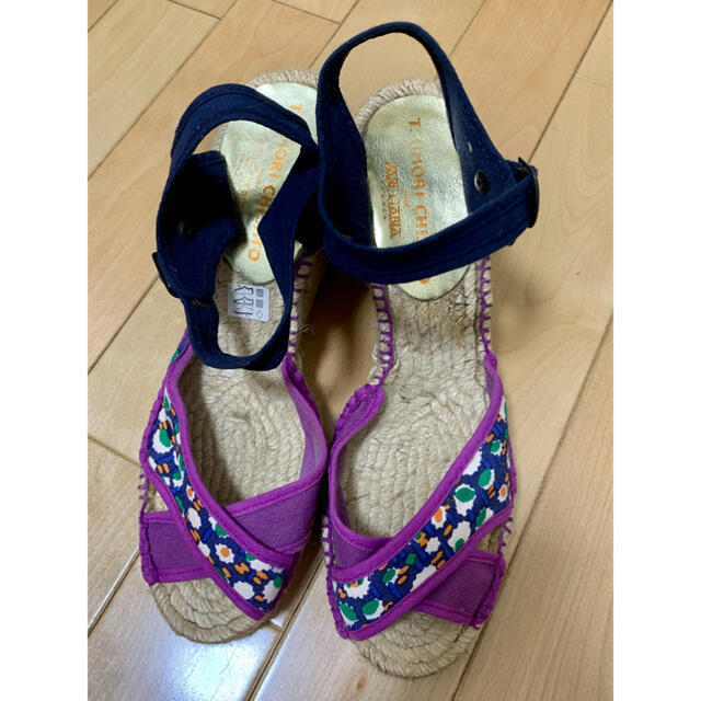 TSUMORI CHISATO(ツモリチサト)のツモリチサト　ウェッジ　サンダル　25.5〜26.0 レディースの靴/シューズ(サンダル)の商品写真