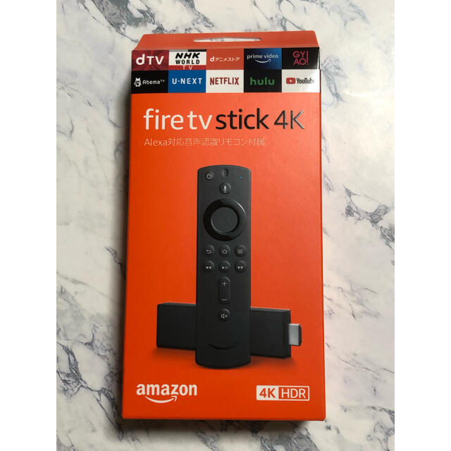 【新品未開封】Fire TV Stick 4K Alexa対応音声認識リモコン付 スマホ/家電/カメラのテレビ/映像機器(映像用ケーブル)の商品写真