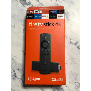 【新品未開封】Fire TV Stick 4K Alexa対応音声認識リモコン付(映像用ケーブル)