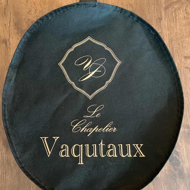 ノノ様専用。新品 Vaqutaux ヴァクトー レースストローハット レディースの帽子(麦わら帽子/ストローハット)の商品写真