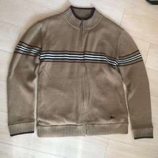 バーバリーブラックレーベル(BURBERRY BLACK LABEL)のバーバリー　ブラックレーベル　L ジップアップブルゾン(ニット/セーター)