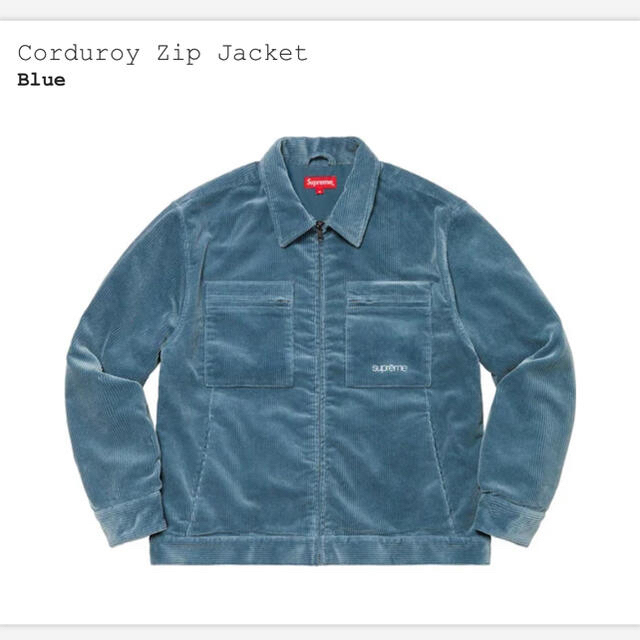 Supreme(シュプリーム)のSupreme Corduroy Zip Jacket コーデュロイ Mサイズ メンズのジャケット/アウター(ブルゾン)の商品写真