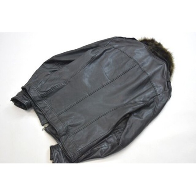 SHELLAC(シェラック)の名作! 【SHELLAC】カウパラフィンシングルライダース ジャケット 46 黒 メンズのジャケット/アウター(レザージャケット)の商品写真