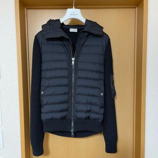 モンクレール(MONCLER)のベタ凪様専用　タグ モンクレール ダウン ニット ブラック(ダウンジャケット)