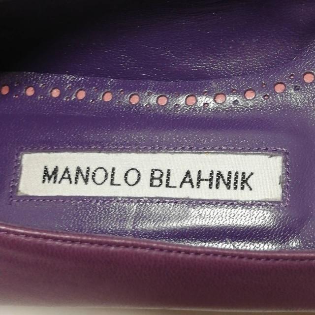 ヒールの MANOLO フラットシューズ 36 -の通販 by ブランディア｜マノロブラニクならラクマ BLAHNIK - マノロブラニク ョンの