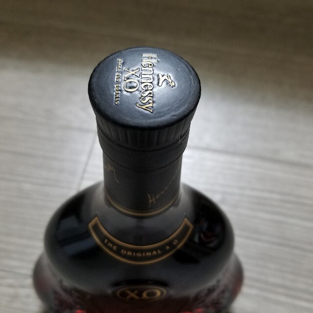 Hennessy ヘネシー X.O 黒キャップ 古酒 ブランデー クリアボトル