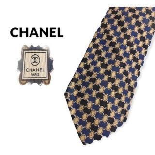 シャネル(CHANEL)のおっきー様専用CHANEL シャネル ネクタイ ココマーク柄　チェーンモチーフ(ネクタイ)