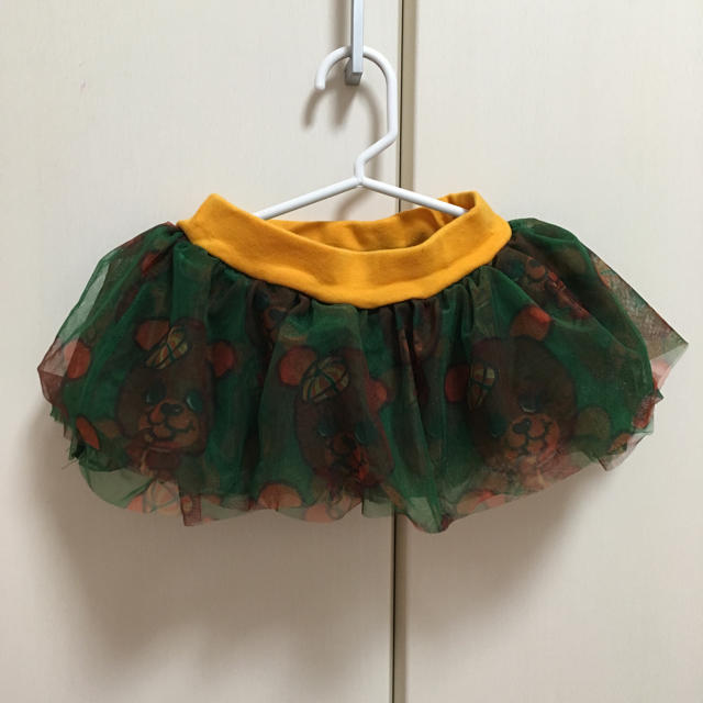 GrandGround(グラグラ)の美品 100cm grand ground ベアー チュチュスカート キッズ/ベビー/マタニティのキッズ服女の子用(90cm~)(スカート)の商品写真