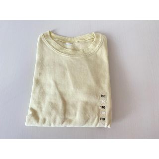 ムジルシリョウヒン(MUJI (無印良品))の無印良品キッズ　天竺編み　長袖Tシャツ　オーガニックコットン(Tシャツ/カットソー)