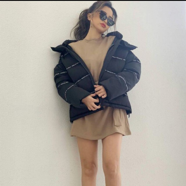 GYDA SWAGGED OUT KILLA ラインエコダウンコート ブラック黒 | フリマアプリ ラクマ