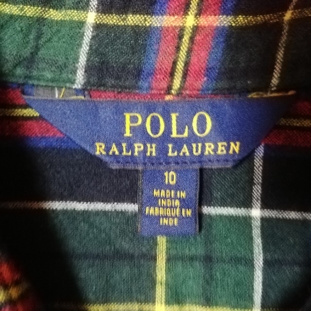 Ralph Lauren(ラルフローレン)のラルフローレン　ワンピース　チェック　140 キッズ/ベビー/マタニティのキッズ服女の子用(90cm~)(ワンピース)の商品写真