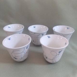 有田焼　湯呑茶碗　5客セット(陶芸)