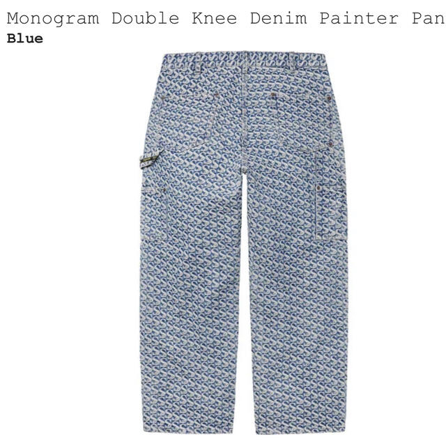 Supreme(シュプリーム)のMonogram Double Knee Denim Painter Pant メンズのパンツ(ペインターパンツ)の商品写真