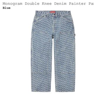 シュプリーム(Supreme)のMonogram Double Knee Denim Painter Pant(ペインターパンツ)