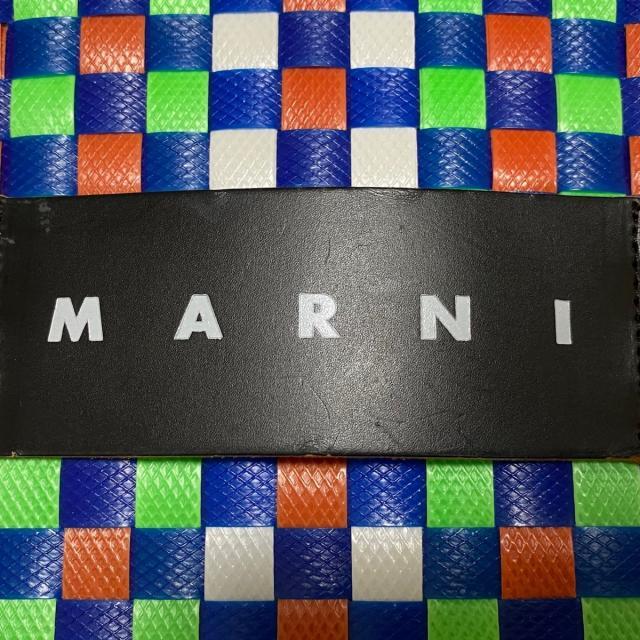 Marni トートバッグ美品 ブルー×マルチの通販 by ブランディア｜マルニならラクマ - マルニ HOT格安