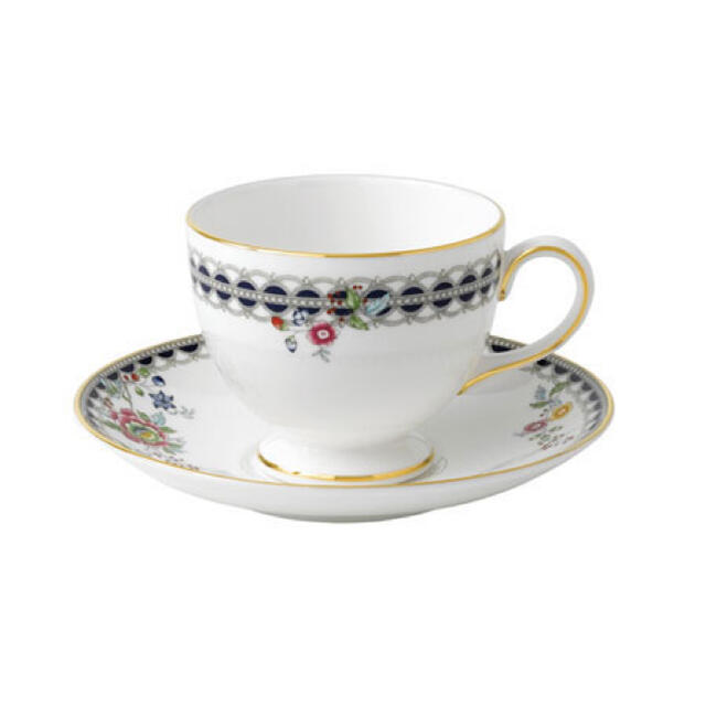 WEDGWOOD ティーカップ&ソーサー　2セットグラス/カップ