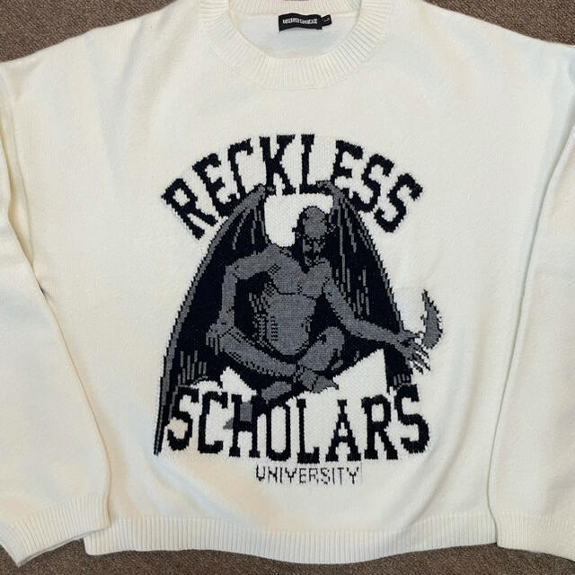 Reckless Scholars University knitsweater