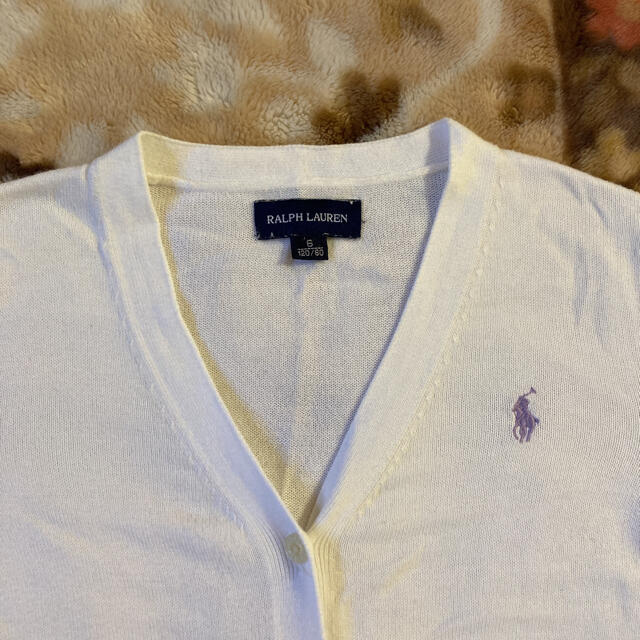 Ralph Lauren(ラルフローレン)のラルフローレン カーディガン 女の子 120㎝ キッズ/ベビー/マタニティのキッズ服女の子用(90cm~)(カーディガン)の商品写真