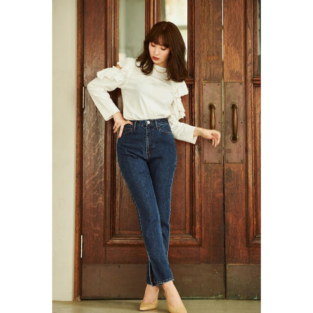 SNIDEL(スナイデル)のHerlipto❤︎ Tokyo High Rise Jeans レディースのパンツ(デニム/ジーンズ)の商品写真