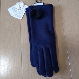 アンテプリマ(ANTEPRIMA)のANTEPRIMAアンテプリマ手袋ネイビー新品タグ付き(手袋)