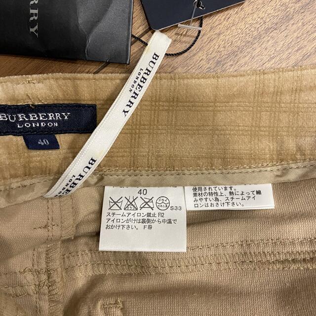 BURBERRY(バーバリー)の【新品☆タグ付き】BURBERRY バーバリー コットンパンツ ノヴァチェック レディースのパンツ(ワークパンツ/カーゴパンツ)の商品写真