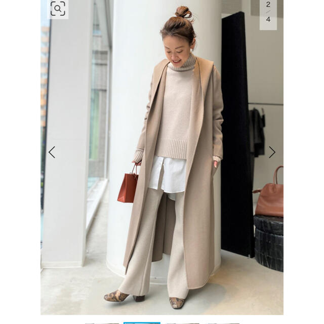 L'Appartement DEUXIEME CLASSE(アパルトモンドゥーズィエムクラス)の美品✨Flare Knit Pants  レディースのパンツ(その他)の商品写真