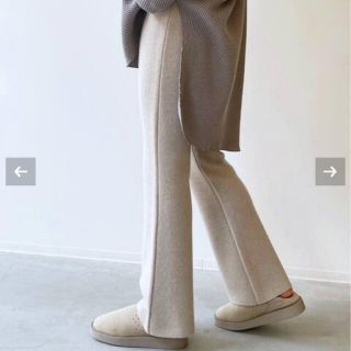 アパルトモンドゥーズィエムクラス(L'Appartement DEUXIEME CLASSE)の美品✨Flare Knit Pants (その他)