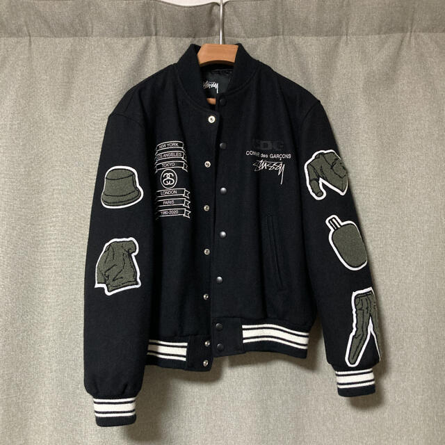 STUSSY(ステューシー)のstussy cdg 40周年　スタジャン メンズのジャケット/アウター(スタジャン)の商品写真