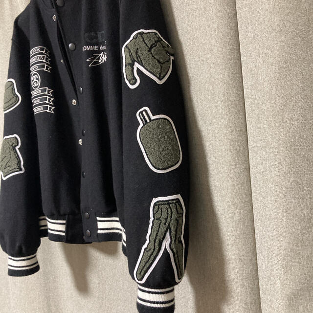 STUSSY(ステューシー)のstussy cdg 40周年　スタジャン メンズのジャケット/アウター(スタジャン)の商品写真