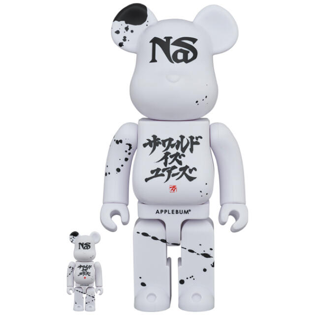 新品　BE@RBRICK "Nas" 100% & 400%フィギュア