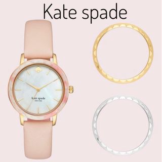 ケイトスペードニューヨーク(kate spade new york)のKatespade ケイトスペード　腕時計　税別28000円　箱付き　ピンク(腕時計)