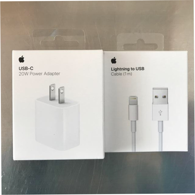 春夏新作 Apple Lightning-USBケーブル 1 m 5W USB電源アダプタ セット