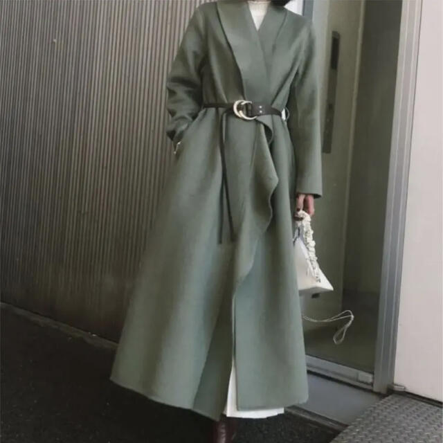 Ameri VINTAGE(アメリヴィンテージ)のAmeri UNDRESSED FRILL COLLAR COAT レディースのジャケット/アウター(ロングコート)の商品写真